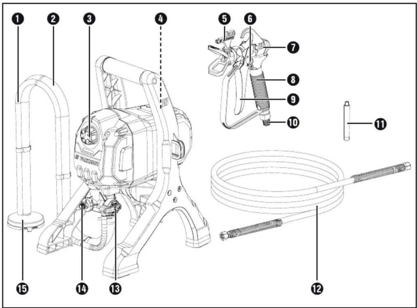 PARKSIDE PAFS 550 A1 - AIRLESS-FARBSPRÜHSYSTEM - 1