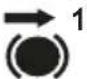 PARKSIDE PKSA 20Li B2 - Pictogram op de kettingremhendel: - 1