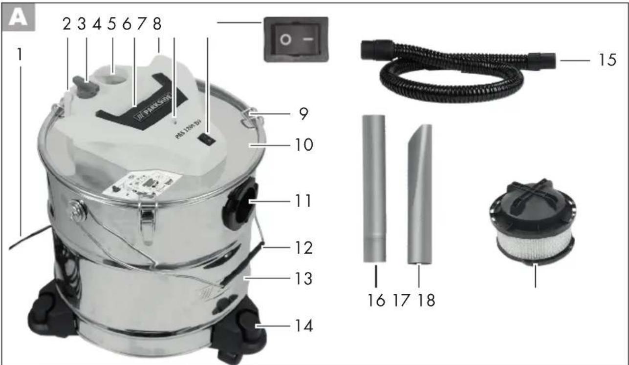 PARKSIDE PAS 1200 D3 - DE AT CH - 1