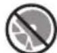 PARKSIDE PWSA 12 B1 - Other symbols on the cutting disc: - 2