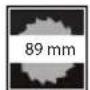 PARKSIDE PTS 710 A2 - Lame (symbole) - 7