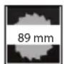 PARKSIDE PTS 710 A2 - Rezný pílový kotúč (symboly) - 7