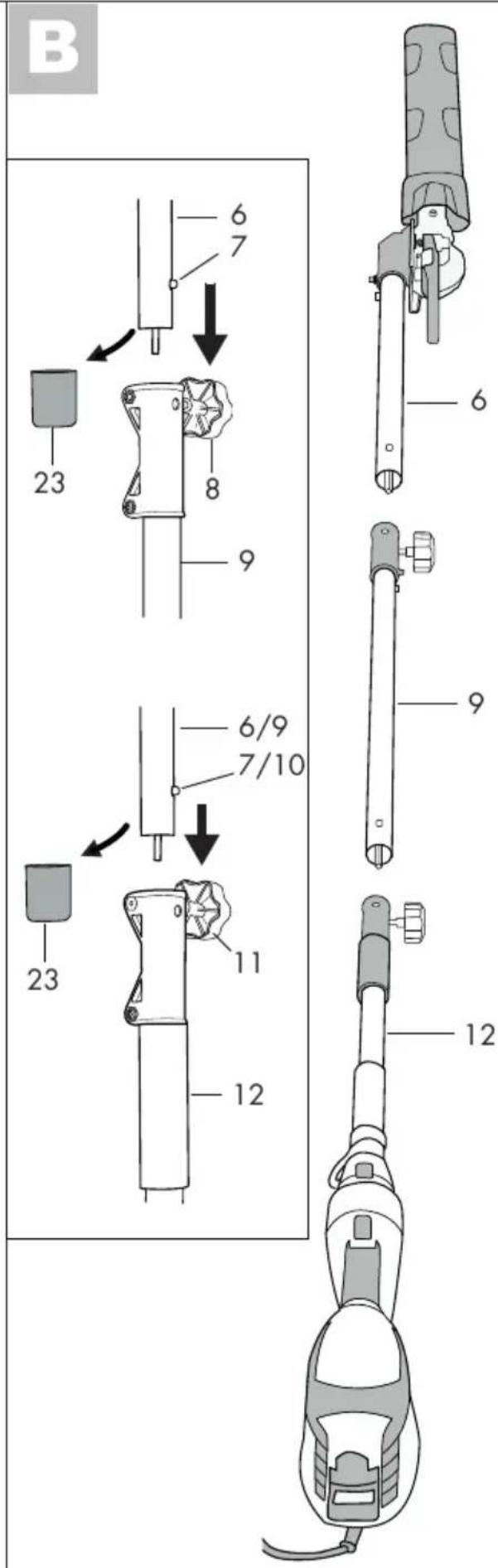 PARKSIDE PHSL 900 A3 - Long-Reach Hedge Trimmer - 2
