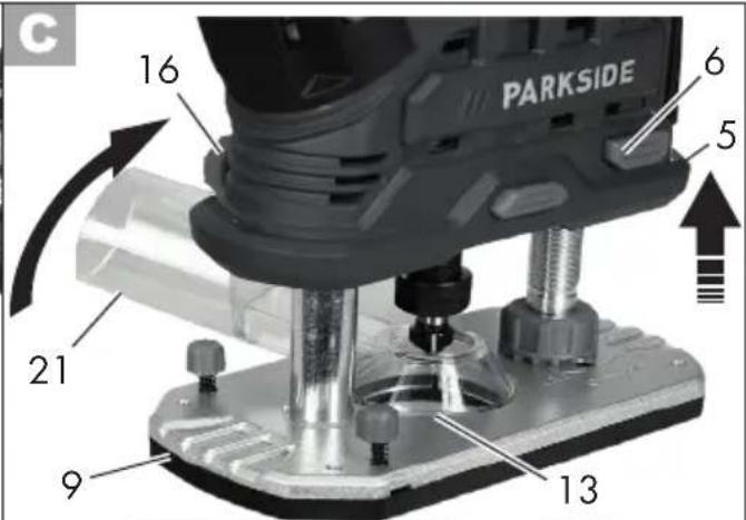 PARKSIDE POFA 12 A2 - Explosionszeichnung • Exploded Drawing Vue éclatée • Explosietekening • Vykres sestaveni Rysunek samorozwijajacy • Nákresy explózii Eksplosionstegning • Plano de explosión - 3