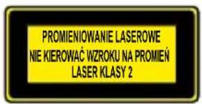 PARKSIDE PTIA 1 - Niebezpieczeństwo spowodowane przez promieniowania laserowe - 1