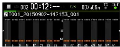 TASCAM DA6400 - Accès à la position avant la saisie complète du temps - 1