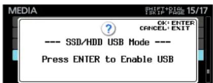 TASCAM DA6400 - Connexion d'un disque dur/ssd à un ordinateur - 2