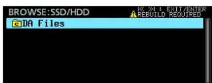 TASCAM DA6400 - Attention - 6