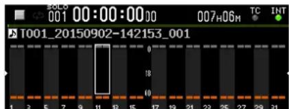 TASCAM DA6400 - Réglage du mode d'affichage de niveau - 2