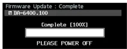 TASCAM DA6400 - Attention - 1
