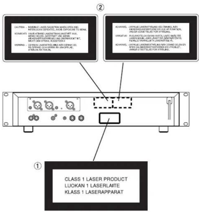 TASCAM CD450 - - ATTENTION - 1