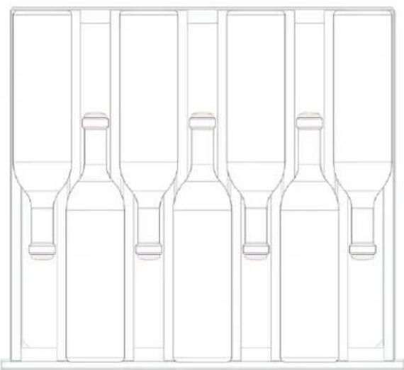 THERMADOR T24UW925LS - Bottle arrangement - 1