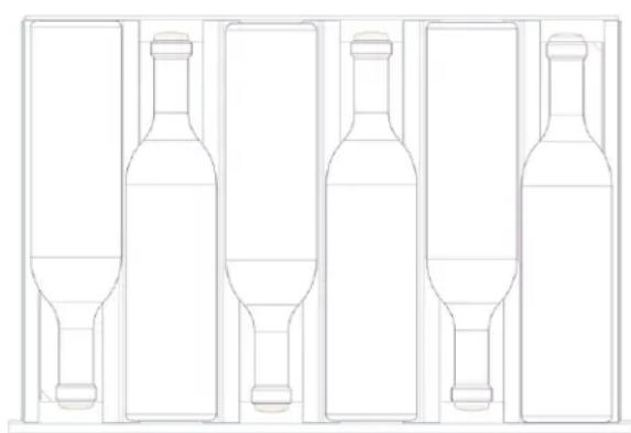 THERMADOR T24UW925LS - Disposition des bouteilles - 2