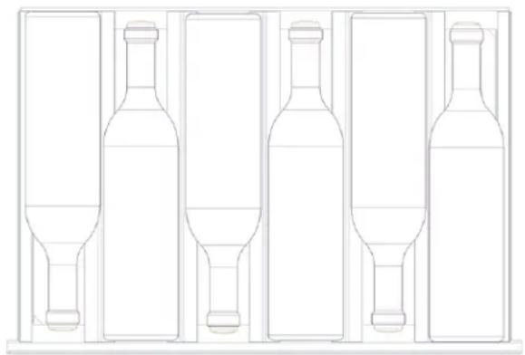 THERMADOR T24UW905LP - Disposition des bouteilles - 2