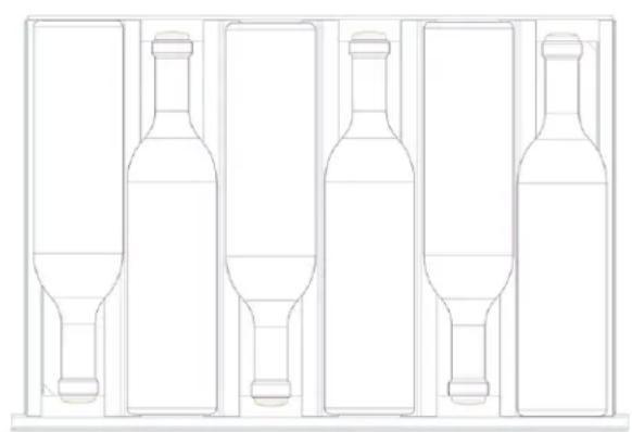 THERMADOR T24UW925RS - Disposition des bouteilles - 2