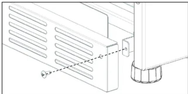 THERMADOR T24UR905LP - Bandeau de socle - 2