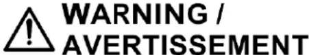 THERMADOR T24UW915LS - State of California Proposition 65 Warnings - 1