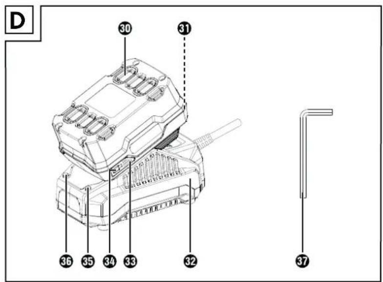 PARKSIDE PAKSP 20Li A1 - CORDLESS CROSS CUT MITRE SAW - 5
