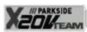 PARKSIDE PALP 20Li B2 - Symbols on the Battery - 1
