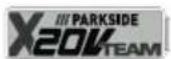 PARKSIDE PALP 20Li B2 - Symbolen op de accu - 1
