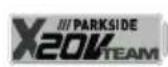 PARKSIDE PALP 20Li B2 - Symboles sur le chargeur - 1