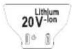 PARKSIDE PALP 20Li B2 - Symboles sur le chargeur - 8
