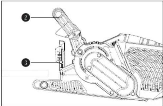 PARKSIDE PBSD 900 A1 - Sollevamento della copertura anteriore - 1
