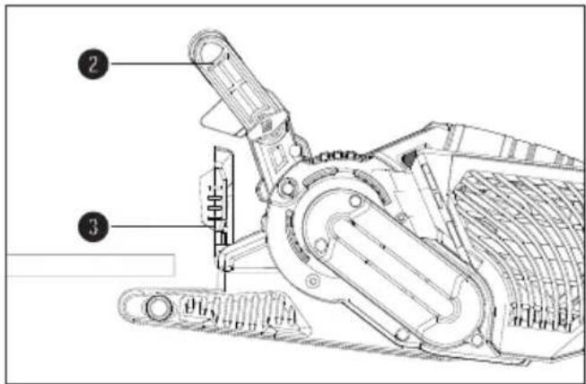 PARKSIDE PBSD 900 A1 - Flipping up the front cover - 1