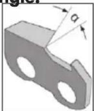 PARKSIDE PSG 85 B2 - Adjusting the working angle: - 1