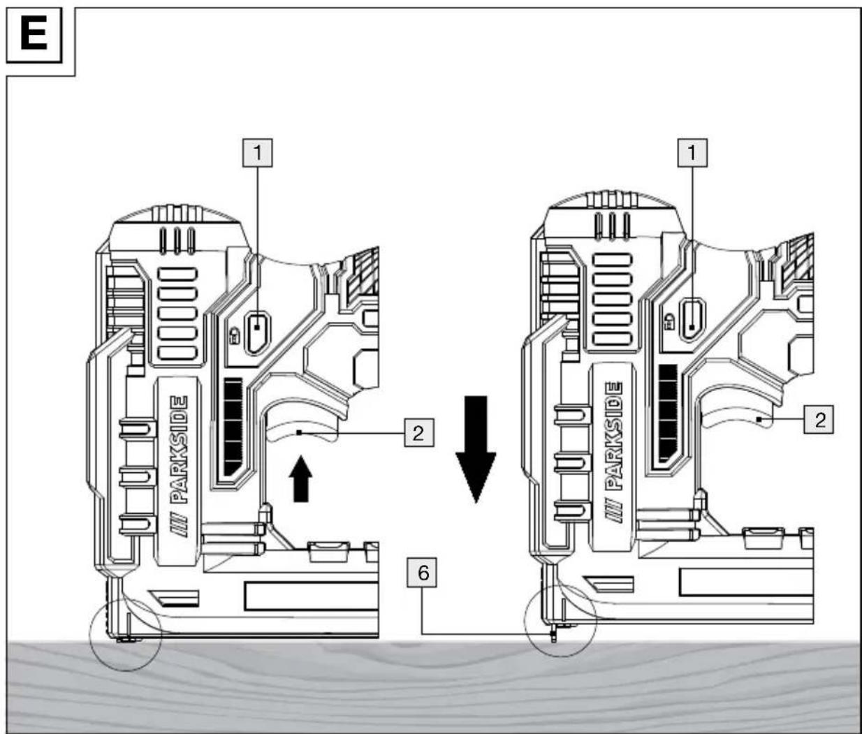 PARKSIDE PHET 15 C2 - AGRAFEUSE-CLOUEUSE ÉLECTRIQUE - 5