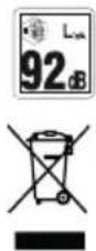 PARKSIDE PTHSA 20Li A2 - Symbole auf dem Gerät - 14