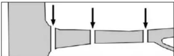 PARKSIDE PGKGA 40Li B2 - • Fürészelés darabokban: - 1