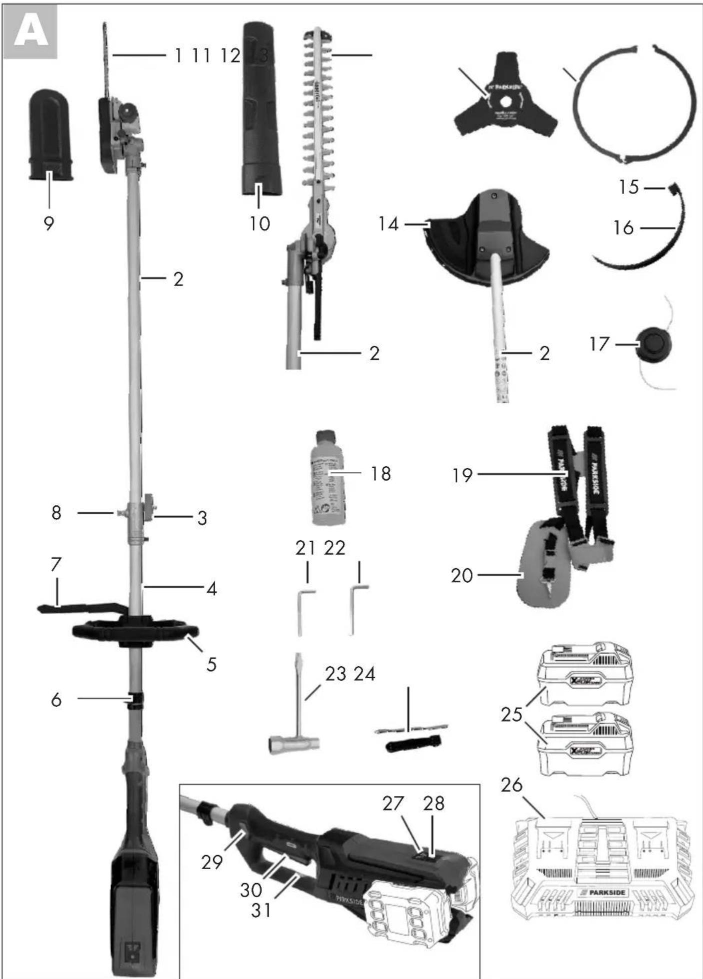 PARKSIDE PGKGA 40Li B2 - SI - 1