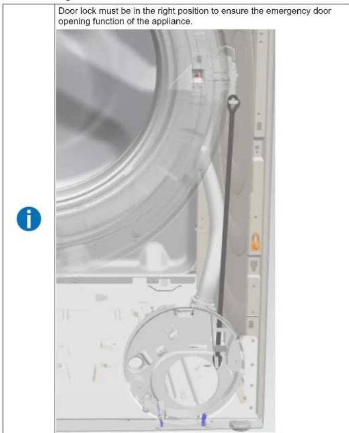 SIEMENS WG44G2M5NL - Installing door lock - 1