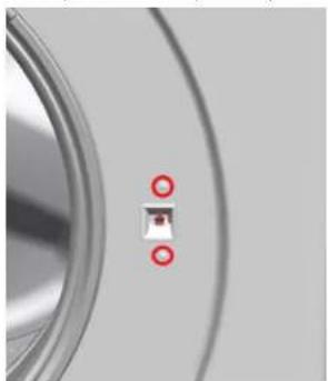 SIEMENS WG44G2M5NL - Remover o disposativo de bloqueio da porta - 1