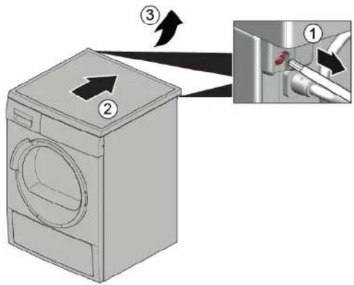 SIEMENS WM6HXKO1DN - Remover o tampo - 1