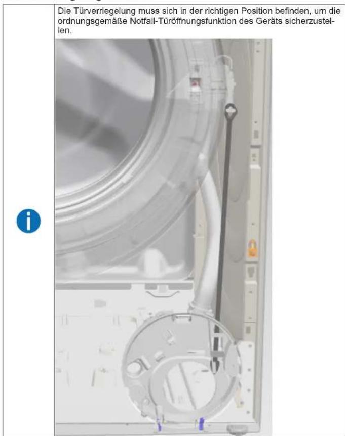 SIEMENS WM6HXKO1DN - Turverriegelung montieren - 1
