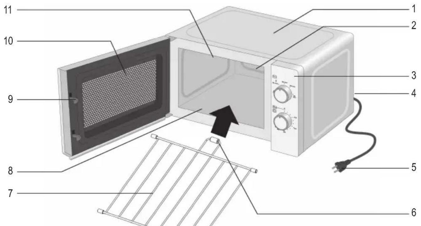 SEVERIN MW 7766 - Four à micro-ondes avec fonction grill - 1