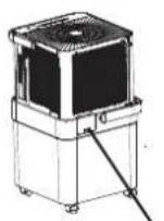 MIDEA MC35MSWBA3RCM - Removing the collected water - 4