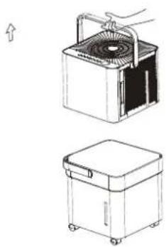 MIDEA MC35MSWBA3RCM - Removing the collected water - 1