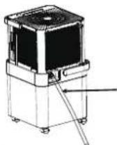 MIDEA MC35MSWBA3RCM - Removing the collected water - 6