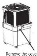 MIDEA MC35MWKBA3RCM - Removing the collected water - 4