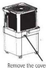 MIDEA MC50MSKBA3RCM - Removing the collected water - 4