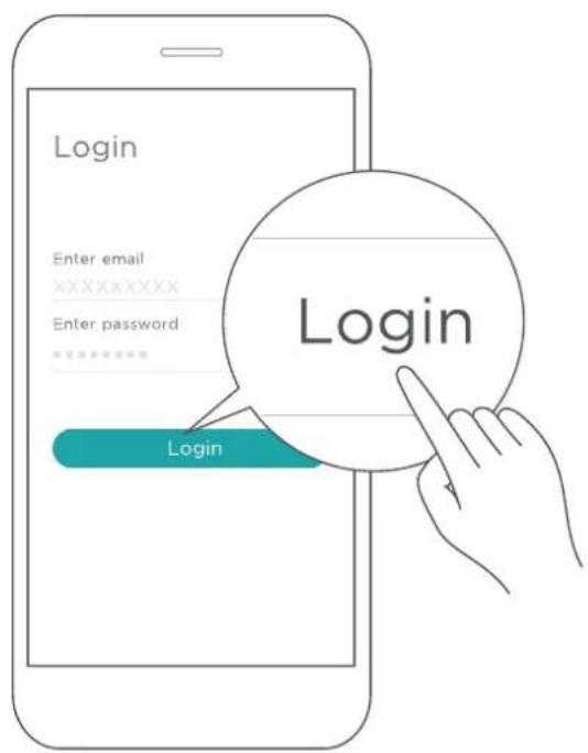 Login Enter email XXXXXXXXX Enter password Login