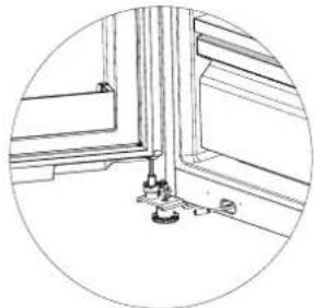 MIDEA MRS26D5AST - Assemblage de la porte du congélateur - 1