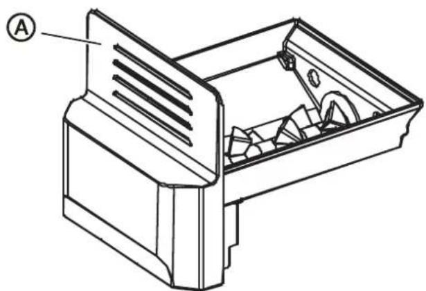 MIDEA MRS26D5AST - Pour sortir le bac à glaçons : - 1