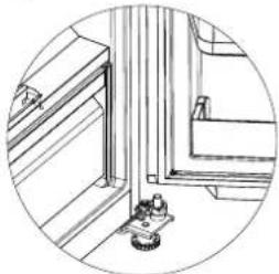 MIDEA MRS26D5AST - Refrigerator Door Removal - 2