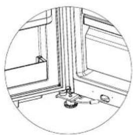 MIDEA MRS26D5AST - Extracción de la puerta del congelador - 2