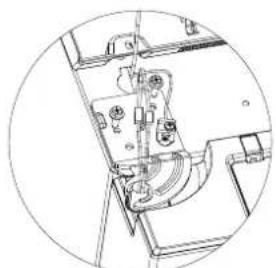 MIDEA MRS26D5AST - Retrait de la porte du congélateur - 4