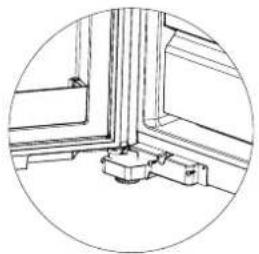 MIDEA MRS26D5AST - Freezer Door Removal - 1